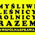 #wspólnasprawa myśliwi leśnicy rolnicy razem protest